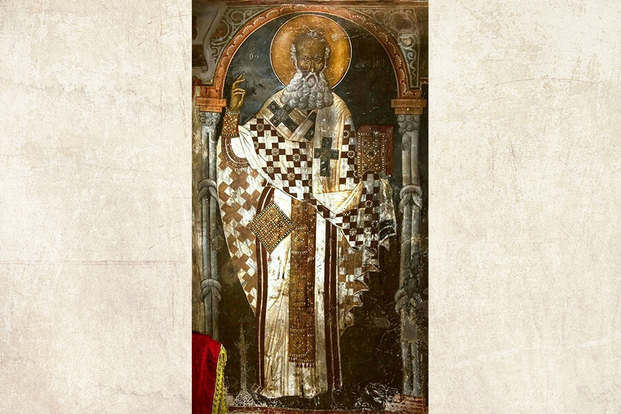 Фреска церкви Святого Афанасия 