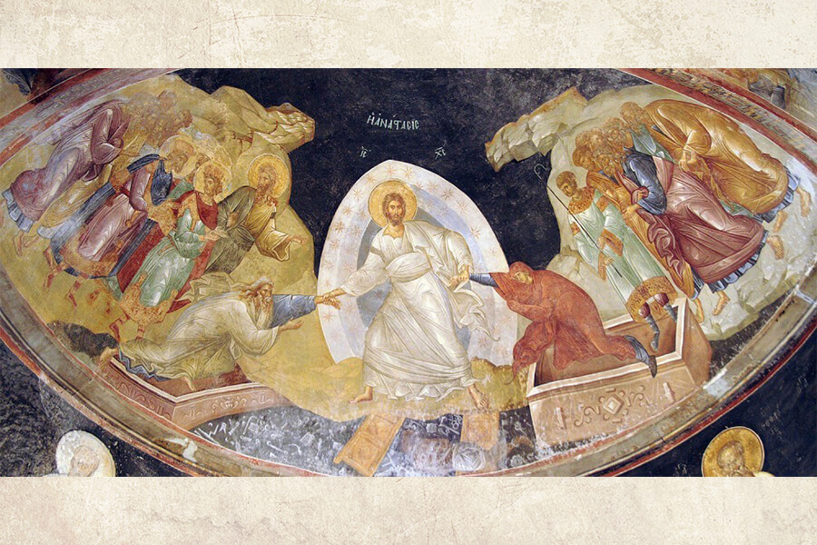 фреска Воскресения Христова