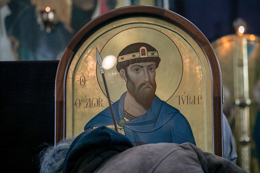 икона святого федора тирона