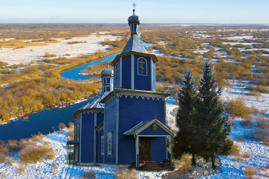 Храм святителя Николая в деревне Купятицы  