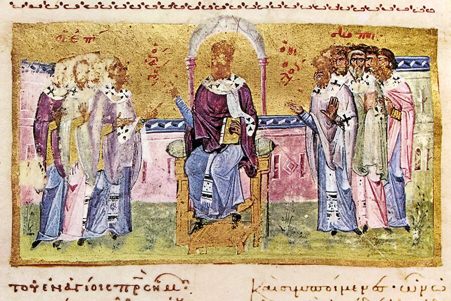 Святитель Григорий Богослов и 150 епископов
