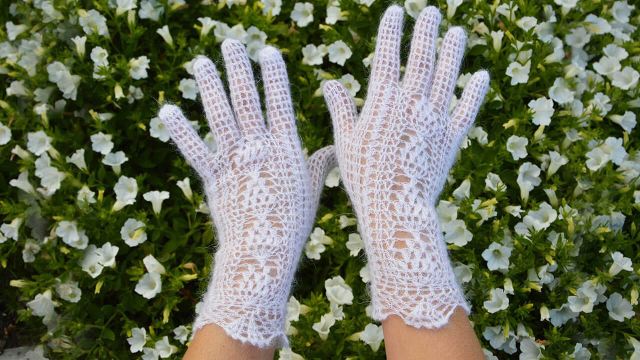 Базовая схема вязания женских перчаток спицами | Лучший сайт по вязанию