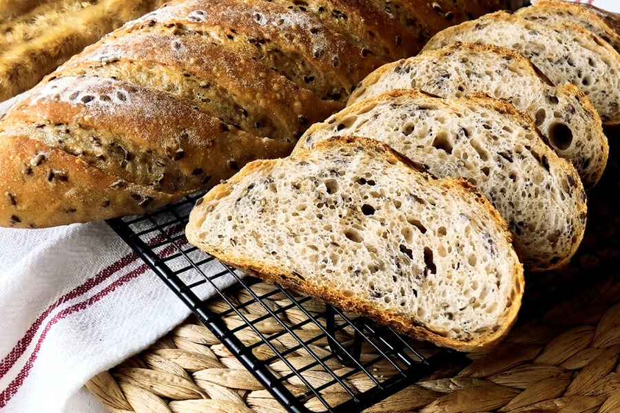 Цельнозерновой хлеб на закваске рецепт с фото 