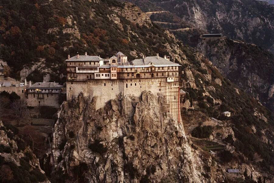 Монастырь Симонопетра Святая Гора Афон 