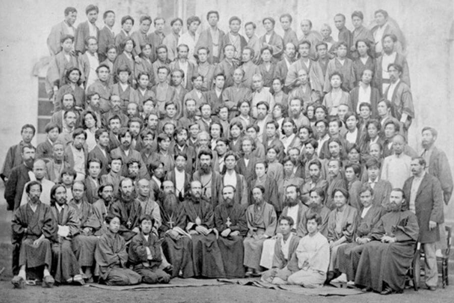 фотография участников Всеяпонского Православного Собора 