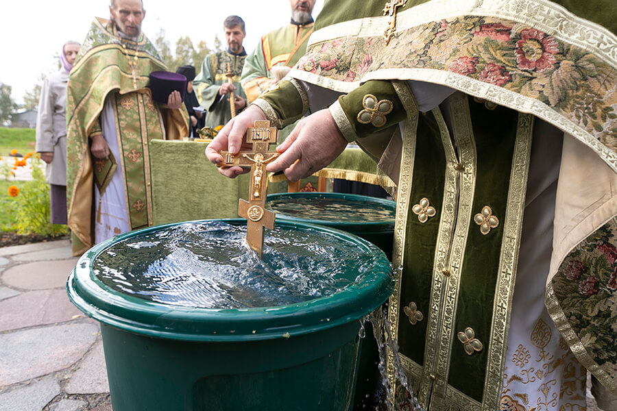 освящение воды