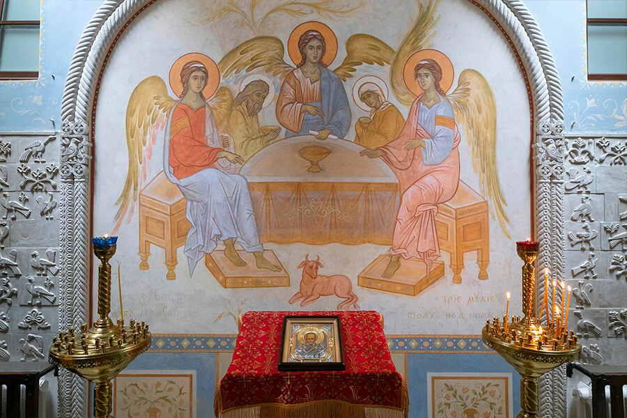 фреска Святой Троицы
