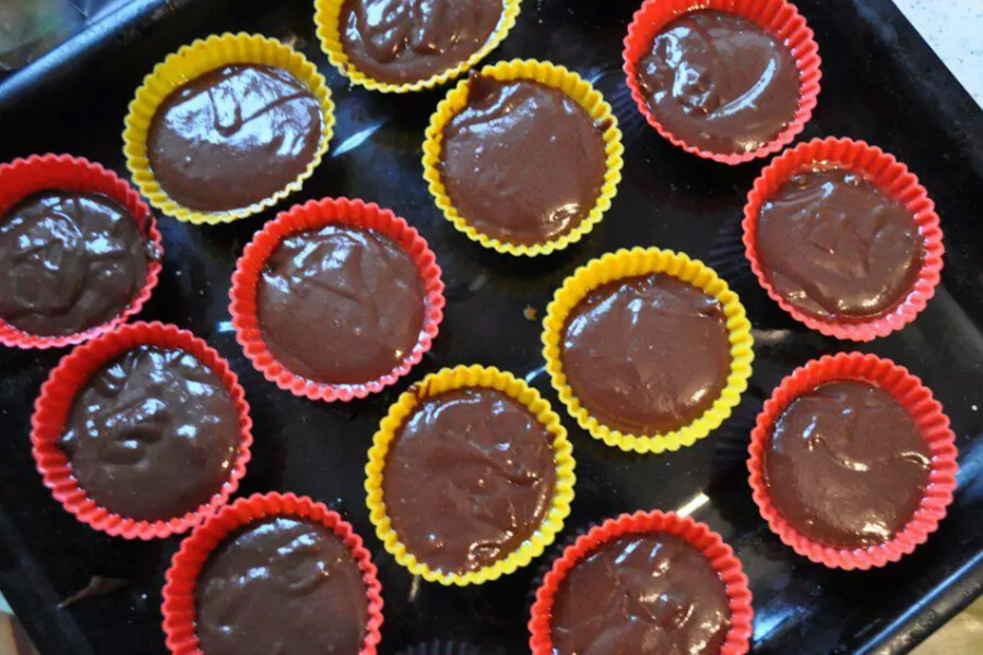 Бананово-шоколадные капкейки оецепт с фото 