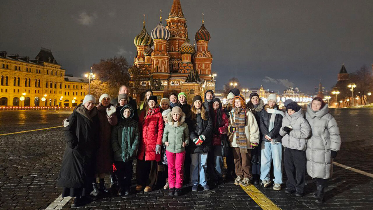 детский хор на красной площади