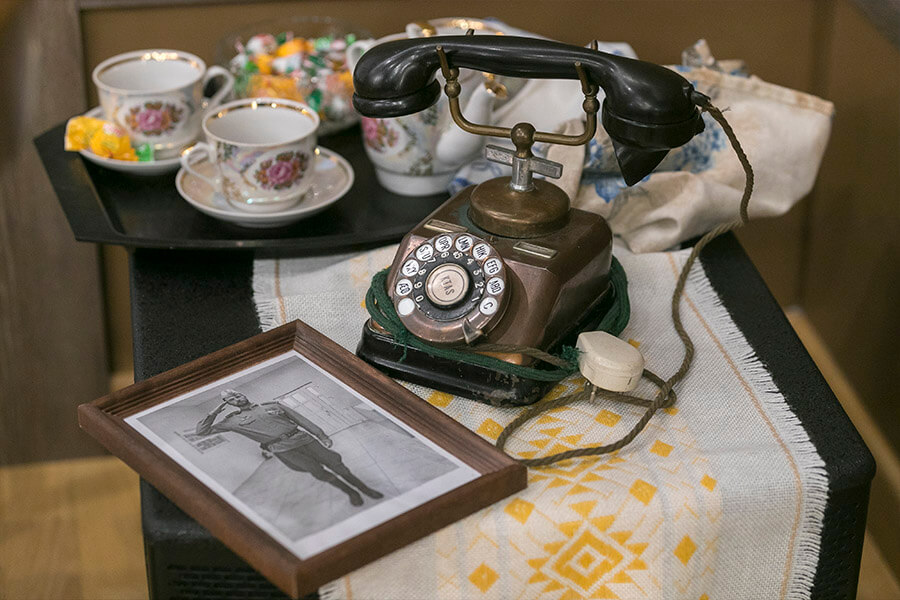 старинный телефон