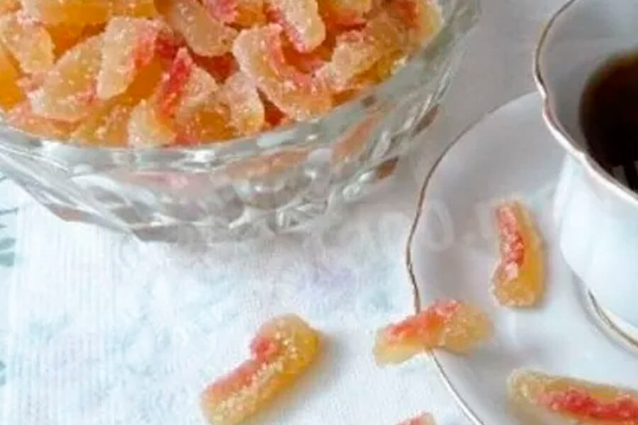цукаты из арбузных корок цукаты из арбузных корок