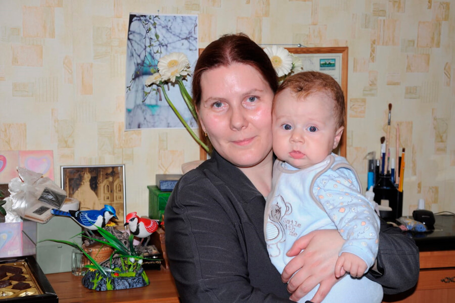 фото с малышом