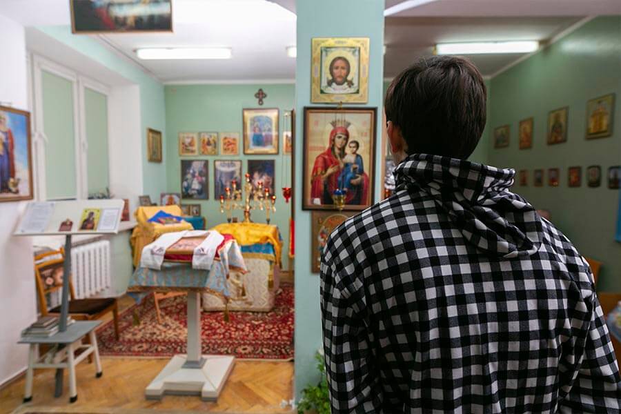 в университетской часовне