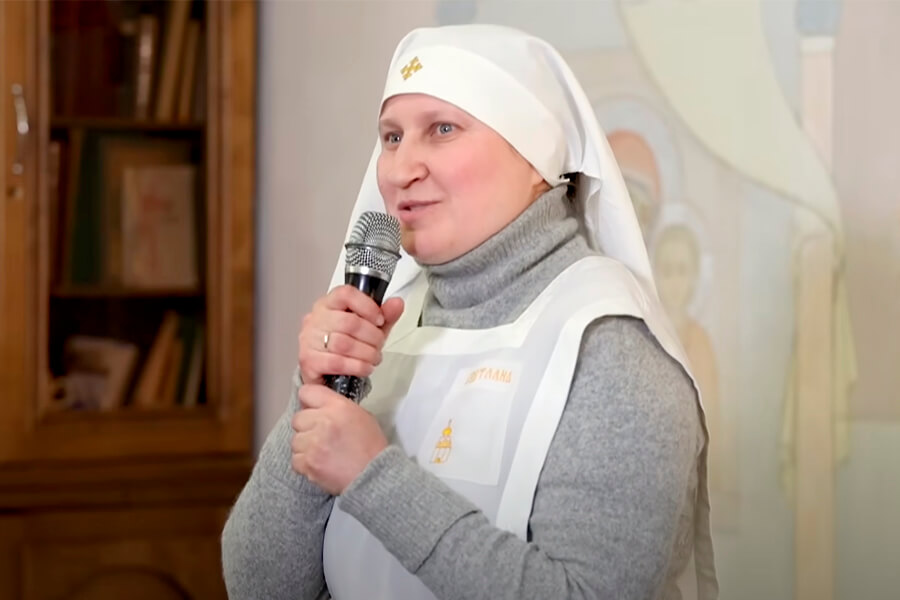 Сестра милосердия Светлана Капустина 