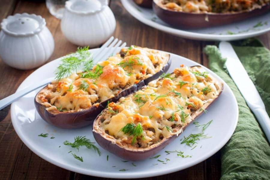 Баклажаны фаршированные мясом рецепт