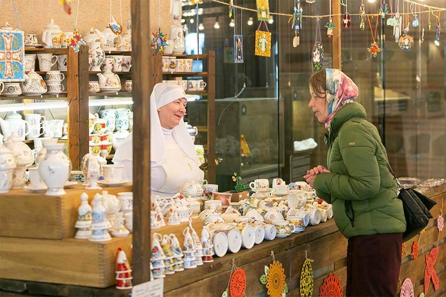 на православной выставке