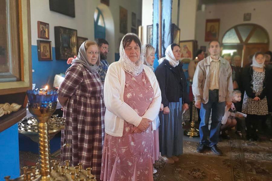 в сельском храме