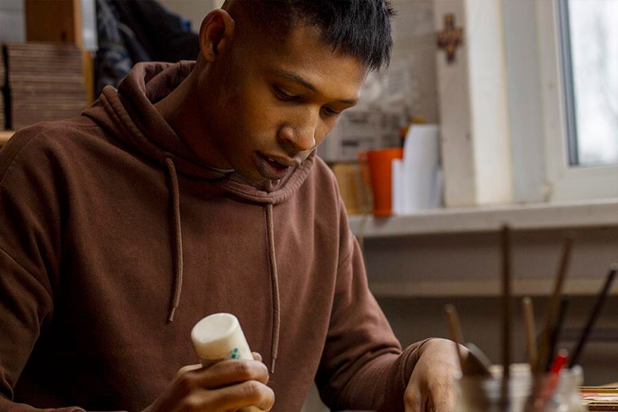 кубинец работает