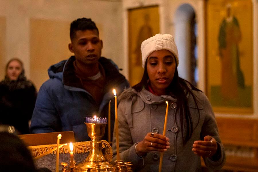 кубинцы молятся