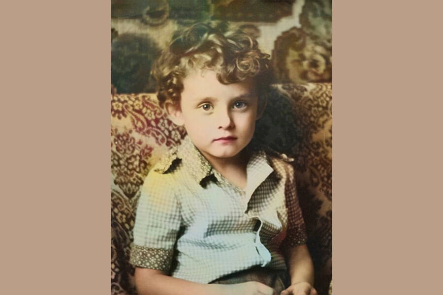 старое фото ребенка