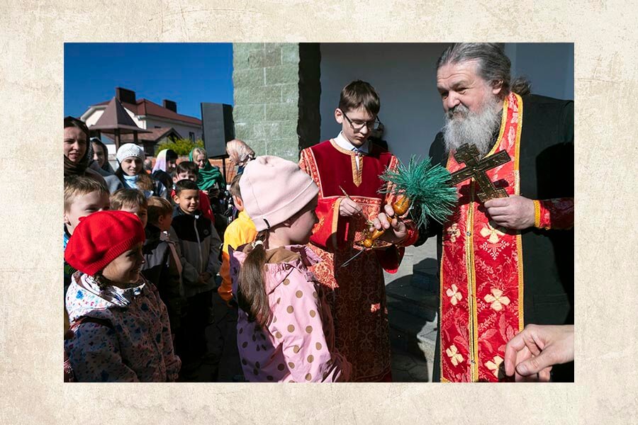 протоиерей андрей лемешонок с детьми