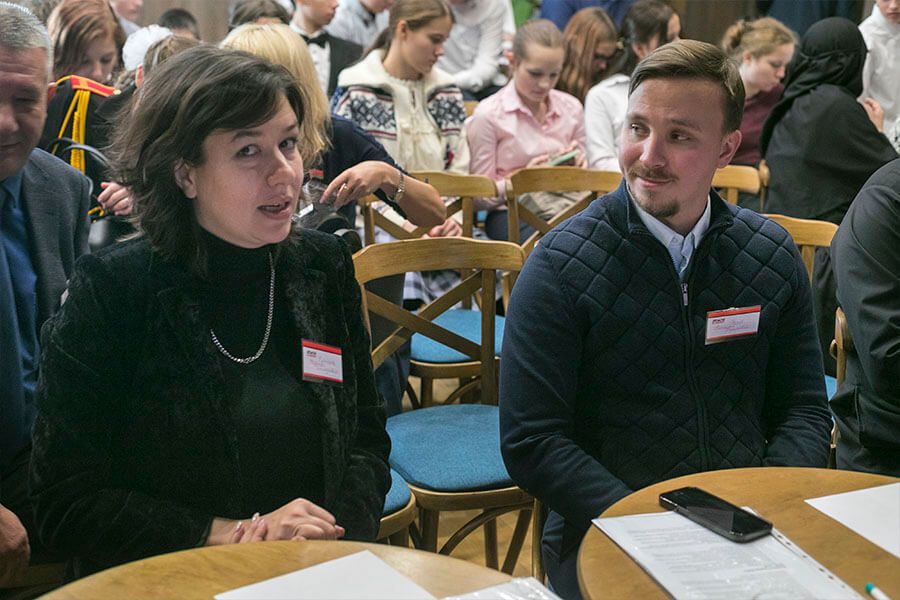 на конференции 