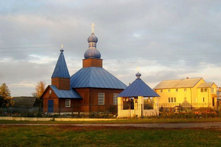 деревянныйй храм в казимирово