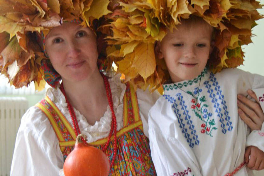 женщина с мальчиком