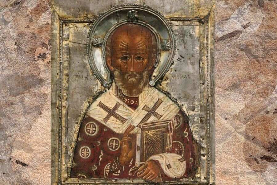 Старинный образ святителя Николая Чудотворца