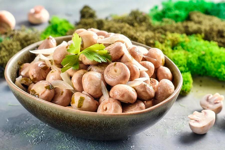 Шампиньоны отварные маринованные рецепт