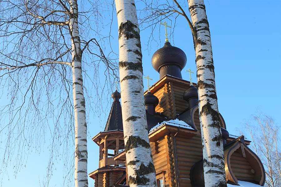 деревянный храм