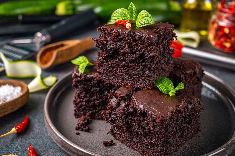 Брауни из кабачка с какао рецепт