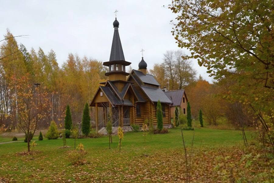 деревянный храм