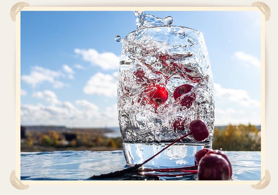 стакан с водой