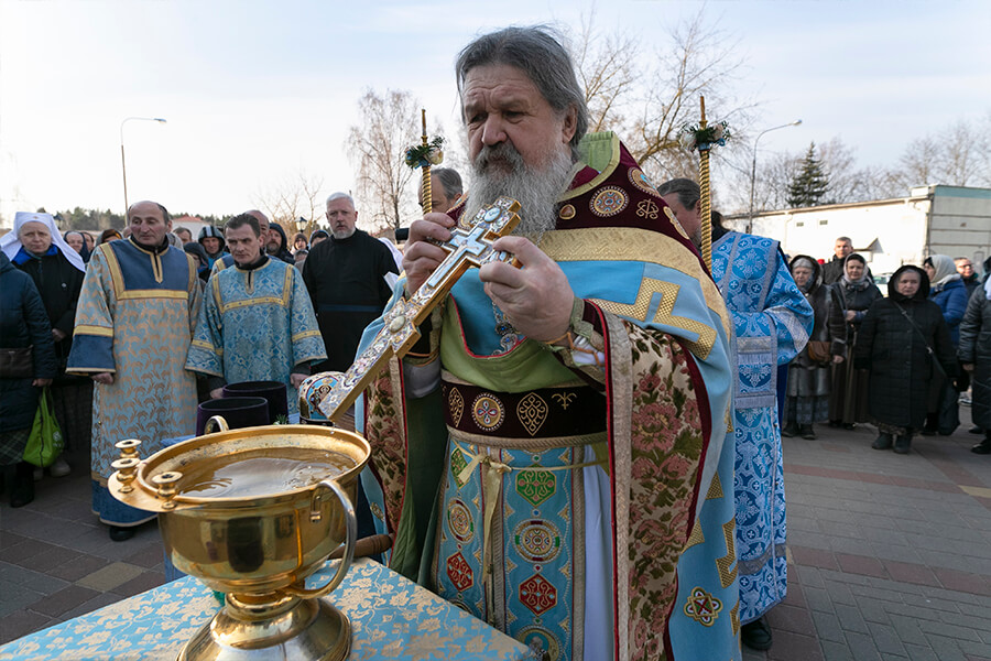 освящение воды