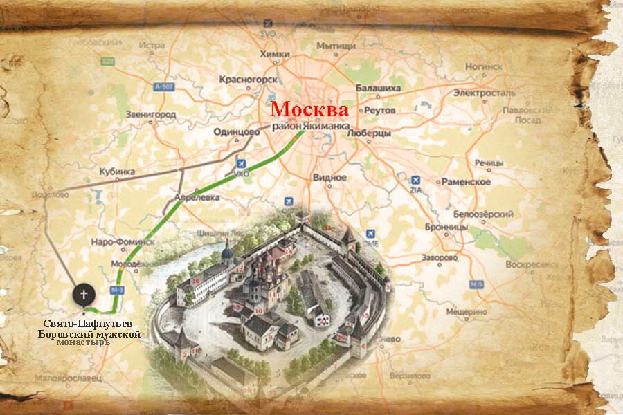 Свято-Пафнутьев Боровский мужской монастырь 