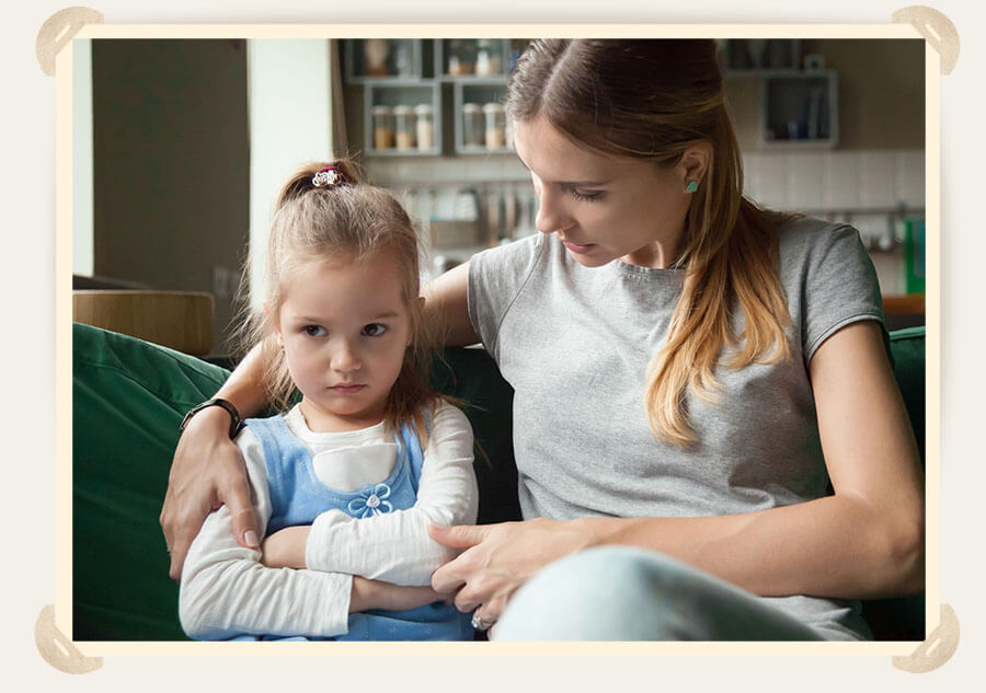 мама с дочкой