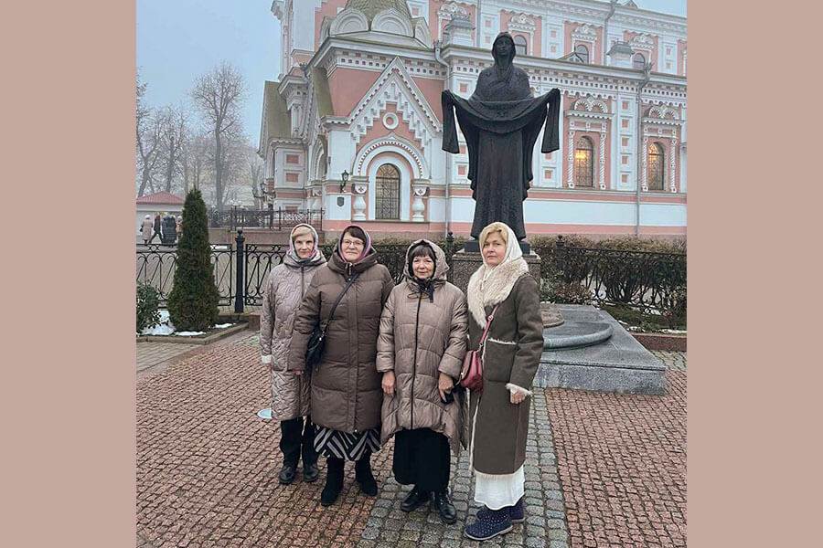 в паломничестве