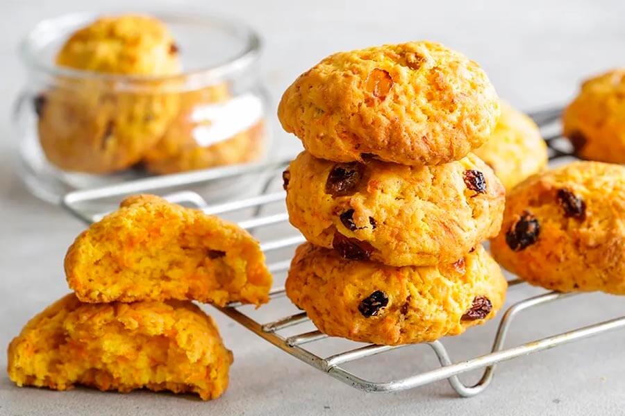 Рецепт постного морковного печенья 