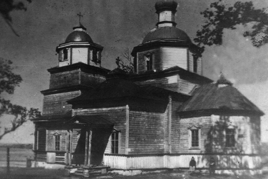 деревянный храм
