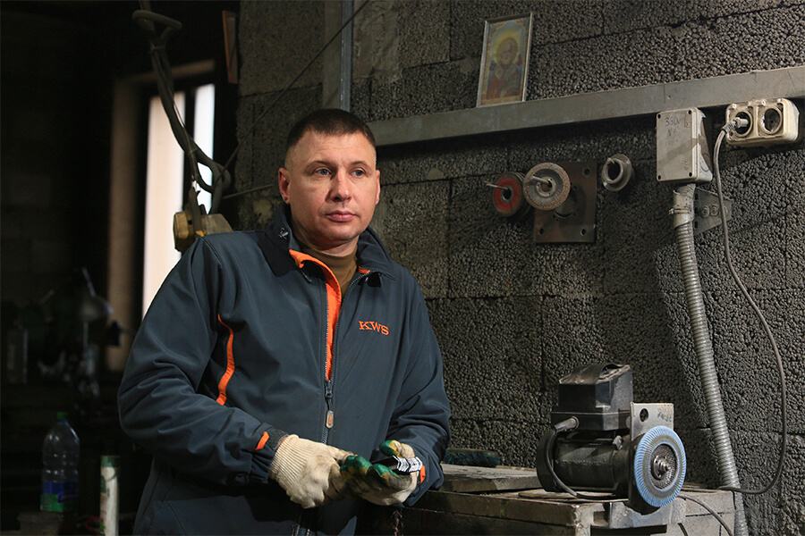 на рабочем месте