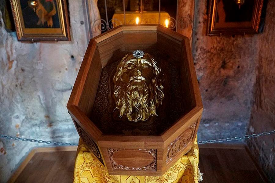 Ковчег с частицей мощей Апостола Андрея 