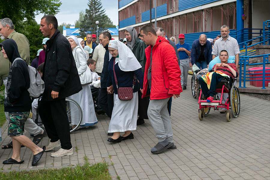 крестный ход в пансионате
