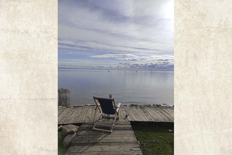 красивый вид на пристани