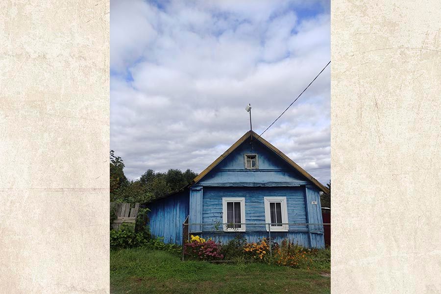 деревянный домик