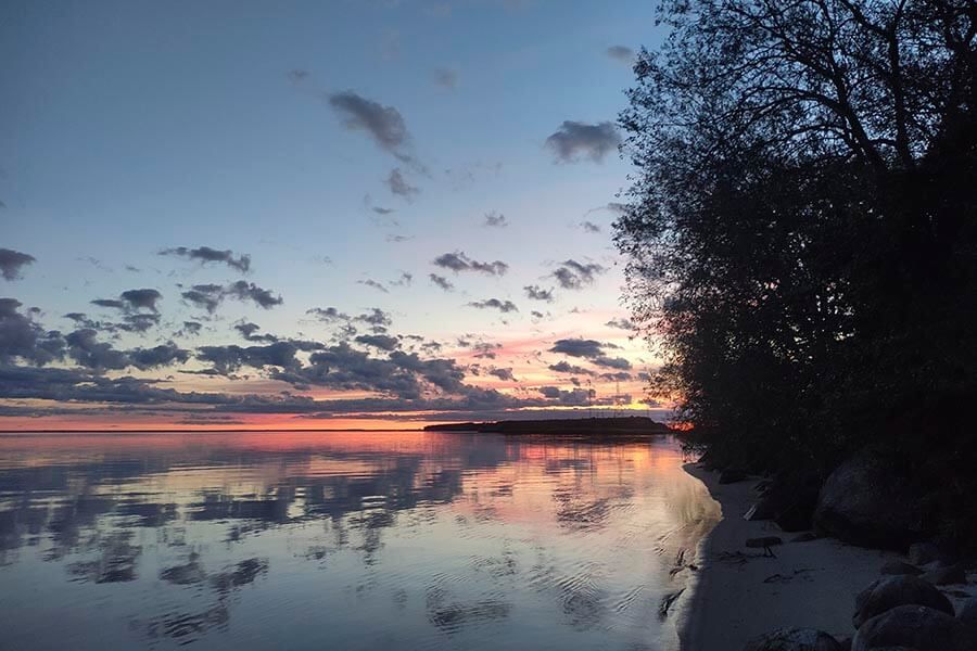 вечер на острове