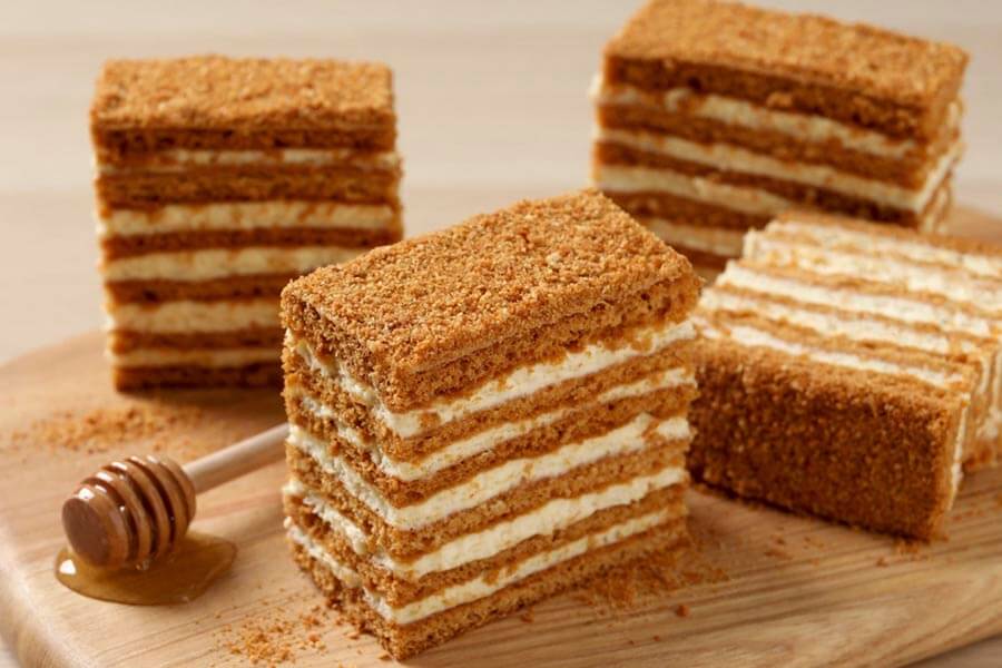 Медовик без раскатки коржей рецепт