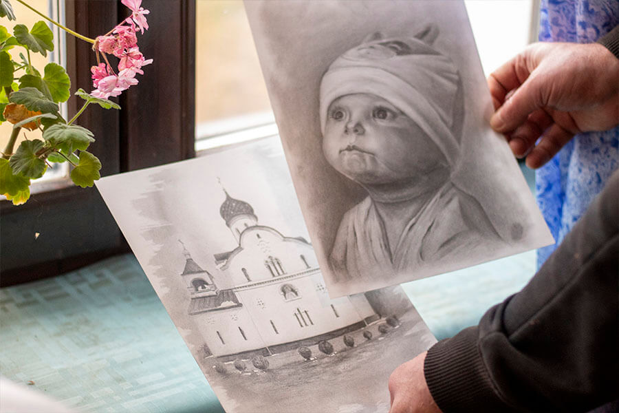 рисунки художника