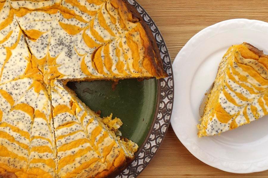 Творожно-тыквенная запеканка с маком рецепт