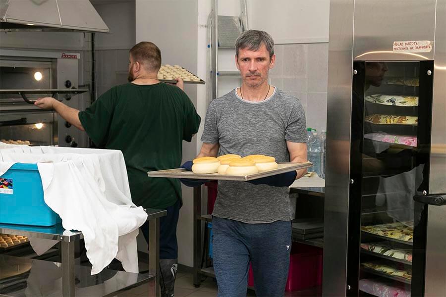 в просфорной мастерской